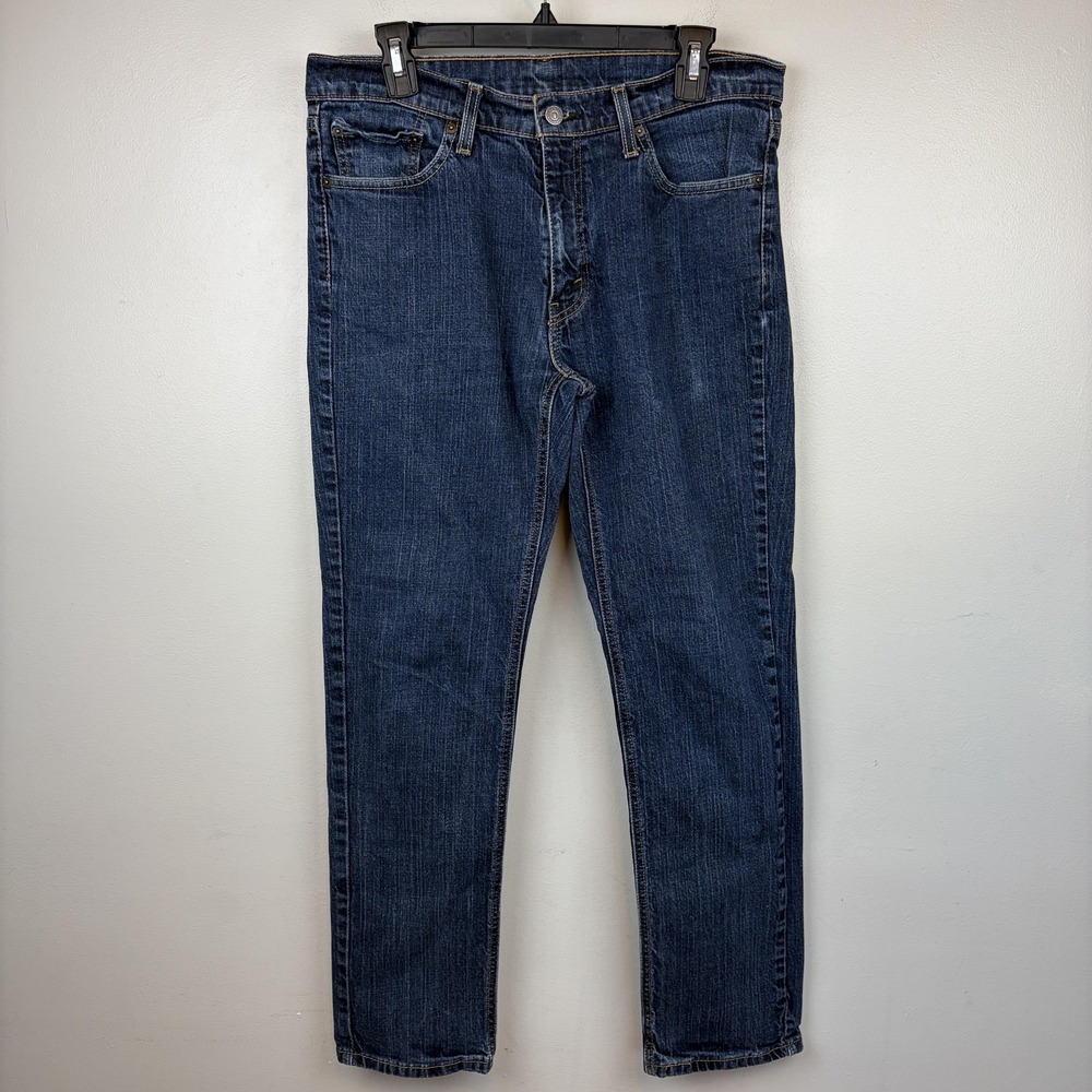 Levis 541 Jeans Mens 33x32 Blue Athletic Fit Stretch Denim‎ Medium Wash Straight